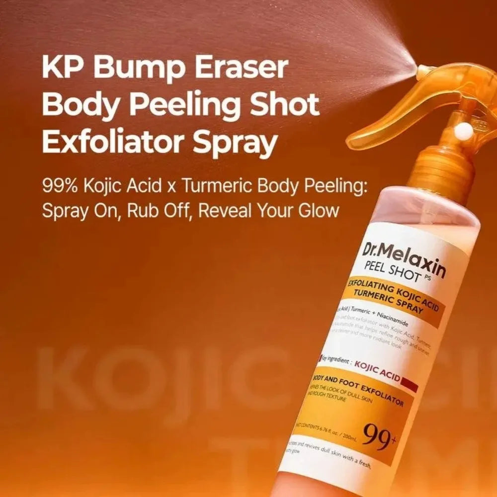 Korean Dr.Melaxin Kojic Acid Turmeric Face Spray 200ml Hydrating Moisturizing Brightening Improve Dull Daily Facial Moisturizing