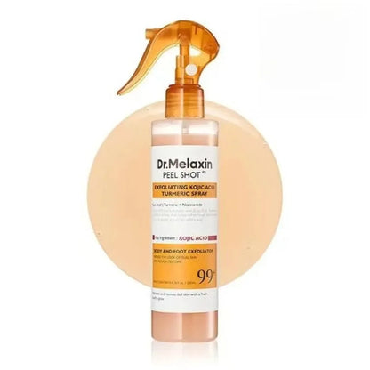 Korean Dr.Melaxin Kojic Acid Turmeric Face Spray 200ml Hydrating Moisturizing Brightening Improve Dull Daily Facial Moisturizing