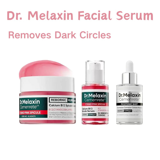 Dr. Melaxin Facial Serum Removes Dark Circles Puffiness Shrinks pores Blemishes Powder Skincare Original Korea Skincare