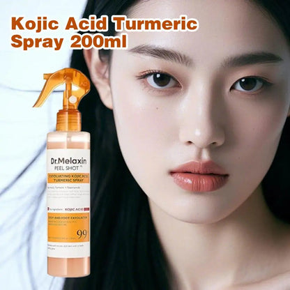 Korean Dr.Melaxin Kojic Acid Turmeric Face Spray 200ml Hydrating Moisturizing Brightening Improve Dull Daily Facial Moisturizing