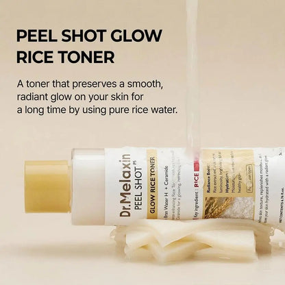 200ml Dr. Melaxin White Rice Toner Astringent Water Moisturizes Skin Cleanses Skin Nourishes and Hydrates Soften Serum Skin Care